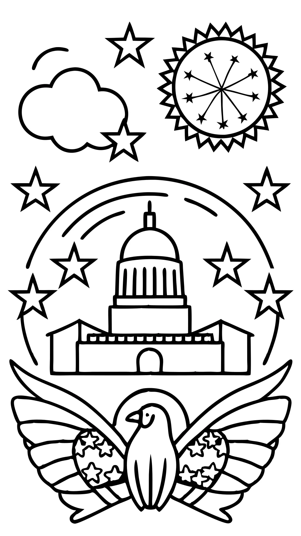 patriotic coloring pages free